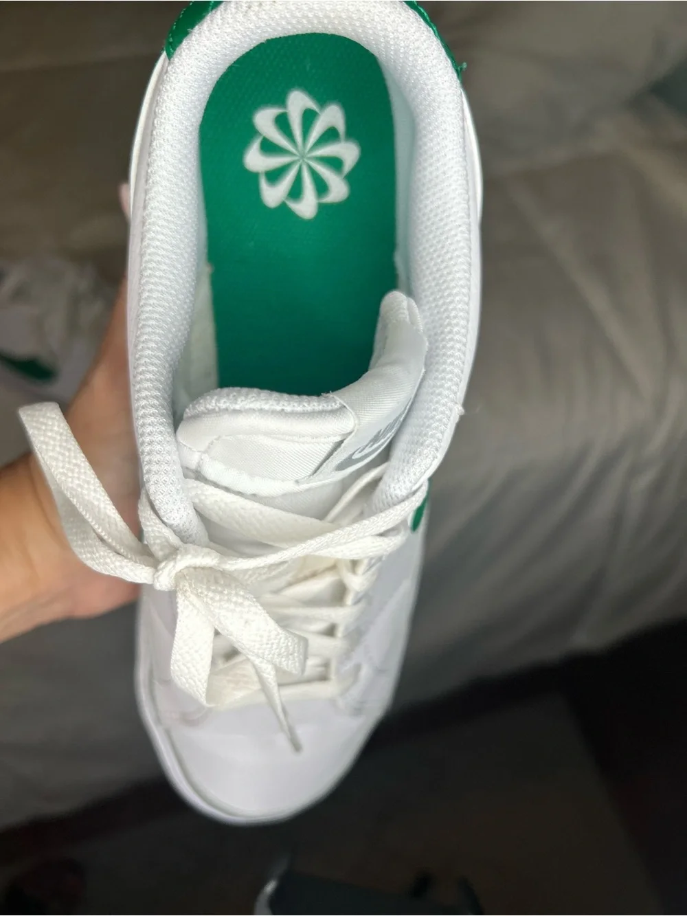 Nike Court Legacy Next Nature White Green Sz 8 – FQ8891-100